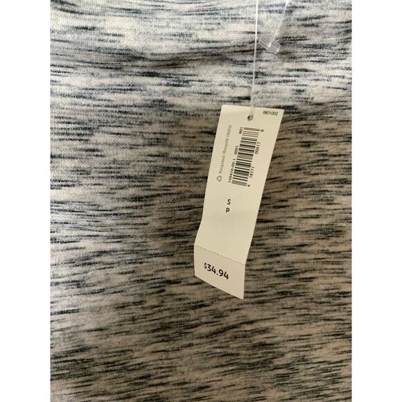 Old Navy Sheath Dress Gray Black Womens Small Petite Long Sleeve Stretch NWT - Picture 8 of 8